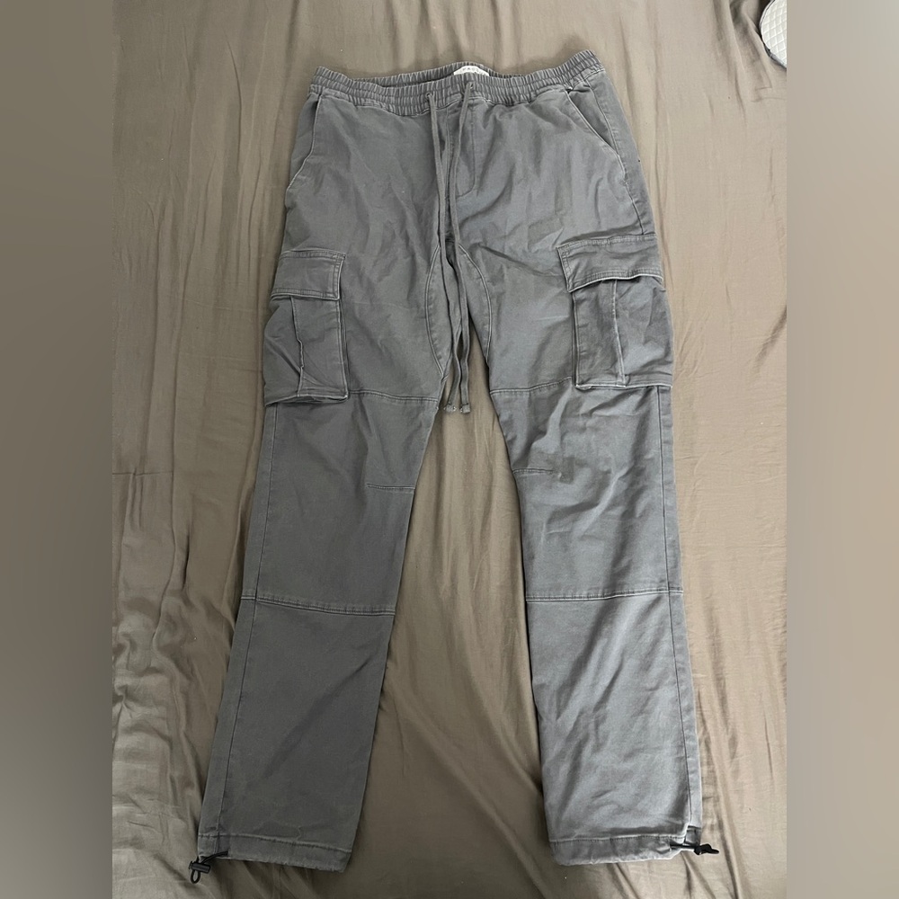 Pacsun Men's Gray Slim Cargo Pants